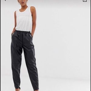 BNWOT ASOS VLeather Pants. Size 10